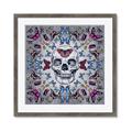 Picture of Butterfly Skull _GroupedProduct_Square_Framed_Matted_