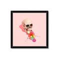Picture of Happy Skull _GroupedProduct_Square_Photography _GroupedProduct_Square_Framed_Matted_