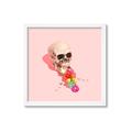 Picture of Happy Skull _GroupedProduct_Square_Photography _GroupedProduct_Square_Framed_Matted_