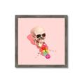 Picture of Happy Skull _GroupedProduct_Square_Photography _GroupedProduct_Square_Framed_Matted_