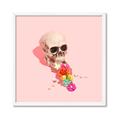 Picture of Happy Skull _GroupedProduct_Square_Photography _GroupedProduct_Square_Framed_Matted_