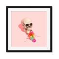 Picture of Happy Skull _GroupedProduct_Square_Photography _GroupedProduct_Square_Framed_Matted_