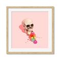 Picture of Happy Skull _GroupedProduct_Square_Photography _GroupedProduct_Square_Framed_Matted_