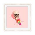 Picture of Happy Skull _GroupedProduct_Square_Photography _GroupedProduct_Square_Framed_Matted_