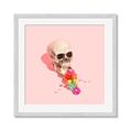 Picture of Happy Skull _GroupedProduct_Square_Photography _GroupedProduct_Square_Framed_Matted_