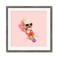 Picture of Happy Skull _GroupedProduct_Square_Photography _GroupedProduct_Square_Framed_Matted_