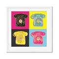 Picture of Rotary Phones _GroupedProduct_Square_Framed_Matted_