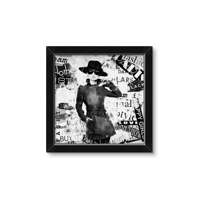 Picture of Newspaper Fashion _GroupedProduct_Square_Framed_Matted_