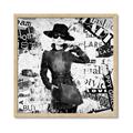Picture of Newspaper Fashion _GroupedProduct_Square_Framed_Matted_