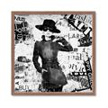 Picture of Newspaper Fashion _GroupedProduct_Square_Framed_Matted_