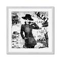 Picture of Newspaper Fashion _GroupedProduct_Square_Framed_Matted_
