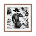 Picture of Newspaper Fashion _GroupedProduct_Square_Framed_Matted_