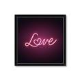 Picture of Neon Love _GroupedProduct_Square_Photography _GroupedProduct_Square_Framed_Matted_