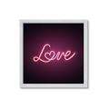 Picture of Neon Love _GroupedProduct_Square_Photography _GroupedProduct_Square_Framed_Matted_