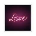 Picture of Neon Love _GroupedProduct_Square_Photography _GroupedProduct_Square_Framed_Matted_