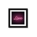 Picture of Neon Love _GroupedProduct_Square_Photography _GroupedProduct_Square_Framed_Matted_