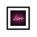 Picture of Neon Love _GroupedProduct_Square_Photography _GroupedProduct_Square_Framed_Matted_
