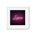 Picture of Neon Love _GroupedProduct_Square_Photography _GroupedProduct_Square_Framed_Matted_
