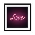Picture of Neon Love _GroupedProduct_Square_Photography _GroupedProduct_Square_Framed_Matted_