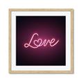 Picture of Neon Love _GroupedProduct_Square_Photography _GroupedProduct_Square_Framed_Matted_