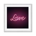Picture of Neon Love _GroupedProduct_Square_Photography _GroupedProduct_Square_Framed_Matted_