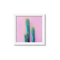 Picture of Neon Cactus _GroupedProduct_Square_Photography _GroupedProduct_Square_Framed_Matted_