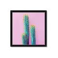 Picture of Neon Cactus _GroupedProduct_Square_Photography _GroupedProduct_Square_Framed_Matted_
