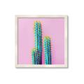 Picture of Neon Cactus _GroupedProduct_Square_Photography _GroupedProduct_Square_Framed_Matted_