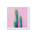 Picture of Neon Cactus _GroupedProduct_Square_Photography _GroupedProduct_Square_Framed_Matted_