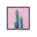 Picture of Neon Cactus _GroupedProduct_Square_Photography _GroupedProduct_Square_Framed_Matted_