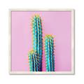 Picture of Neon Cactus _GroupedProduct_Square_Photography _GroupedProduct_Square_Framed_Matted_