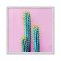 Picture of Neon Cactus _GroupedProduct_Square_Photography _GroupedProduct_Square_Framed_Matted_