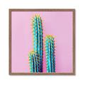 Picture of Neon Cactus _GroupedProduct_Square_Photography _GroupedProduct_Square_Framed_Matted_