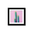 Picture of Neon Cactus _GroupedProduct_Square_Photography _GroupedProduct_Square_Framed_Matted_