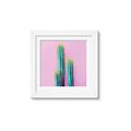 Picture of Neon Cactus _GroupedProduct_Square_Photography _GroupedProduct_Square_Framed_Matted_