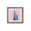 Picture of Neon Cactus _GroupedProduct_Square_Photography _GroupedProduct_Square_Framed_Matted_