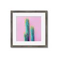 Picture of Neon Cactus _GroupedProduct_Square_Photography _GroupedProduct_Square_Framed_Matted_