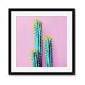 Picture of Neon Cactus _GroupedProduct_Square_Photography _GroupedProduct_Square_Framed_Matted_