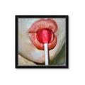 Picture of Lollipop Lips _GroupedProduct_Square_Framed_Matted_
