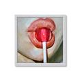 Picture of Lollipop Lips _GroupedProduct_Square_Framed_Matted_