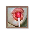 Picture of Lollipop Lips _GroupedProduct_Square_Framed_Matted_