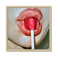 Picture of Lollipop Lips _GroupedProduct_Square_Framed_Matted_