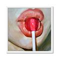 Picture of Lollipop Lips _GroupedProduct_Square_Framed_Matted_