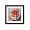 Picture of Lollipop Lips _GroupedProduct_Square_Framed_Matted_