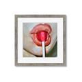 Picture of Lollipop Lips _GroupedProduct_Square_Framed_Matted_