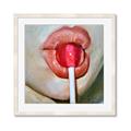 Picture of Lollipop Lips _GroupedProduct_Square_Framed_Matted_