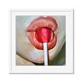 Picture of Lollipop Lips _GroupedProduct_Square_Framed_Matted_