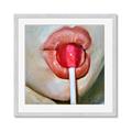Picture of Lollipop Lips _GroupedProduct_Square_Framed_Matted_