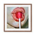 Picture of Lollipop Lips _GroupedProduct_Square_Framed_Matted_