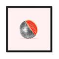Picture of Watermelon Disco Ball  _GroupedProduct_Square_Framed_Matted_